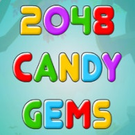 Candy game 2048 Semi-precious stones. 2048 Candy Gems are online free, without registration
