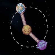 Game Tiny planets. Tinyverse is online free without registration