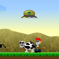Game Aliens steal cows. Aliens Want Your Cows is free, online, without registration