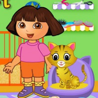 Game Dasha care of animals. Dora Pets Care is free, online, without registration
