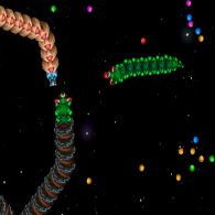 Онлайн игра Y8 Space Snakes