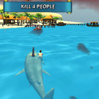 Онлайн игра Shark Simulator Beach Killer