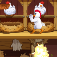 Онлайн игра Безумие куриных яиц HD (Angry Chicken Egg Madness HD)