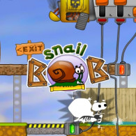 Browser flash game Snail Bob. Snail bob online, free of charge, without registration
