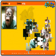 Онлайн игра Jig Saw Puzzle Monkey