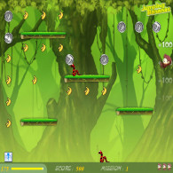 Онлайн игра Jumping Bananas