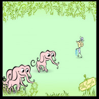 Онлайн игра Pink Elephants