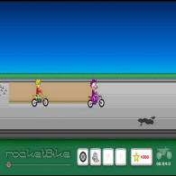 Онлайн игра Rockket Bike