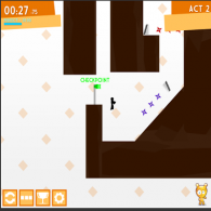 Browser flash game of Veks 2. Vex 2 online, free of charge, without registration