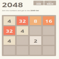 Logical flash game of 2048 online, free of charge, without registration