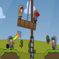 Flash game Bombing siege. Bomb Besieger free of charge online without registration