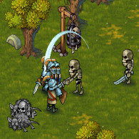 Flash game protection of the Royal Offense lock. The zombie against people, it is free, online, without registration