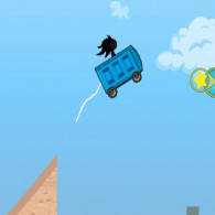 Baruzerny flash game - Potty Racers 4 (The flying toilet 4)
