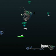 Онлайн игра Эволюция из малька в большую рыбу(Evolvo)