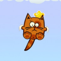 Game Fly the Cat Fly. Fly Kitty Fly without registration, online free of charge