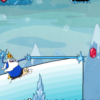 Онлайн игра Время приключений Романтика на льду (Adventure Time Romance on Ice)