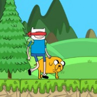 Онлайн игра Слепое приключение Фина (Adventure Time Blind Finned)