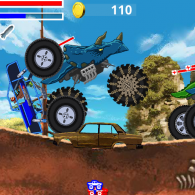 Онлайн игра Нападение грузовиков Монстров (Monster Truck Assault)