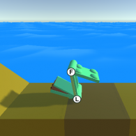 Онлайн игра Лягушка прищепка (Floppy Frog)