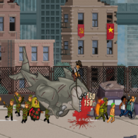 Онлайн игра Атака акулозавра (Sharkosaur Attack)
