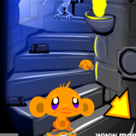 Онлайн игра Сделай обезьянку счастливой - спасение (Monkey GO Happy Escape)