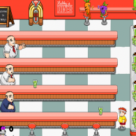 Онлайн игра Diner Tapper: Dash for the Super Smoothies