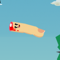 Онлайн игра Прыжки кровавого пальца (Super Bloody Finger Jump)