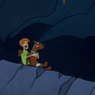 Онлайн игра Скубиду скольжение (Scooby Slide)