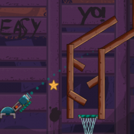 Онлайн игра Невозможный баскетболл 4 (Cannon Basketball 4)