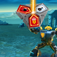 Онлайн игра Лего Найтс: Битва каменных монстров (Nexo Knights: Überfall der Steinmonster)