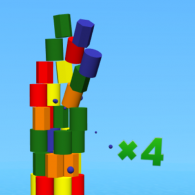 Онлайн игра 3D катастрофа башни (Tower Crash 3D)