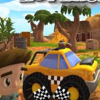 Онлайн игра Мультфильм Горячий гонщик 3D (Cartoon Hot Racer 3D)
