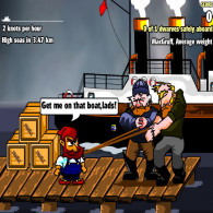 Онлайн игра Dwarf on a Wharf