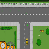 Онлайн игра Taxi Driving School