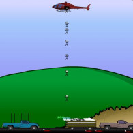 Онлайн игра Parachute Retrospect