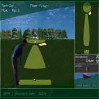 Онлайн игра Flash Golf 3D