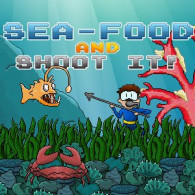 Flash game Sea hunting. About Sea Food and Shoot it online, free of charge, without registration